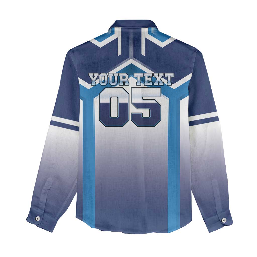 Finland Ice Hockey Custom Women Casual Shirt Go Suomi Lion Unique Style