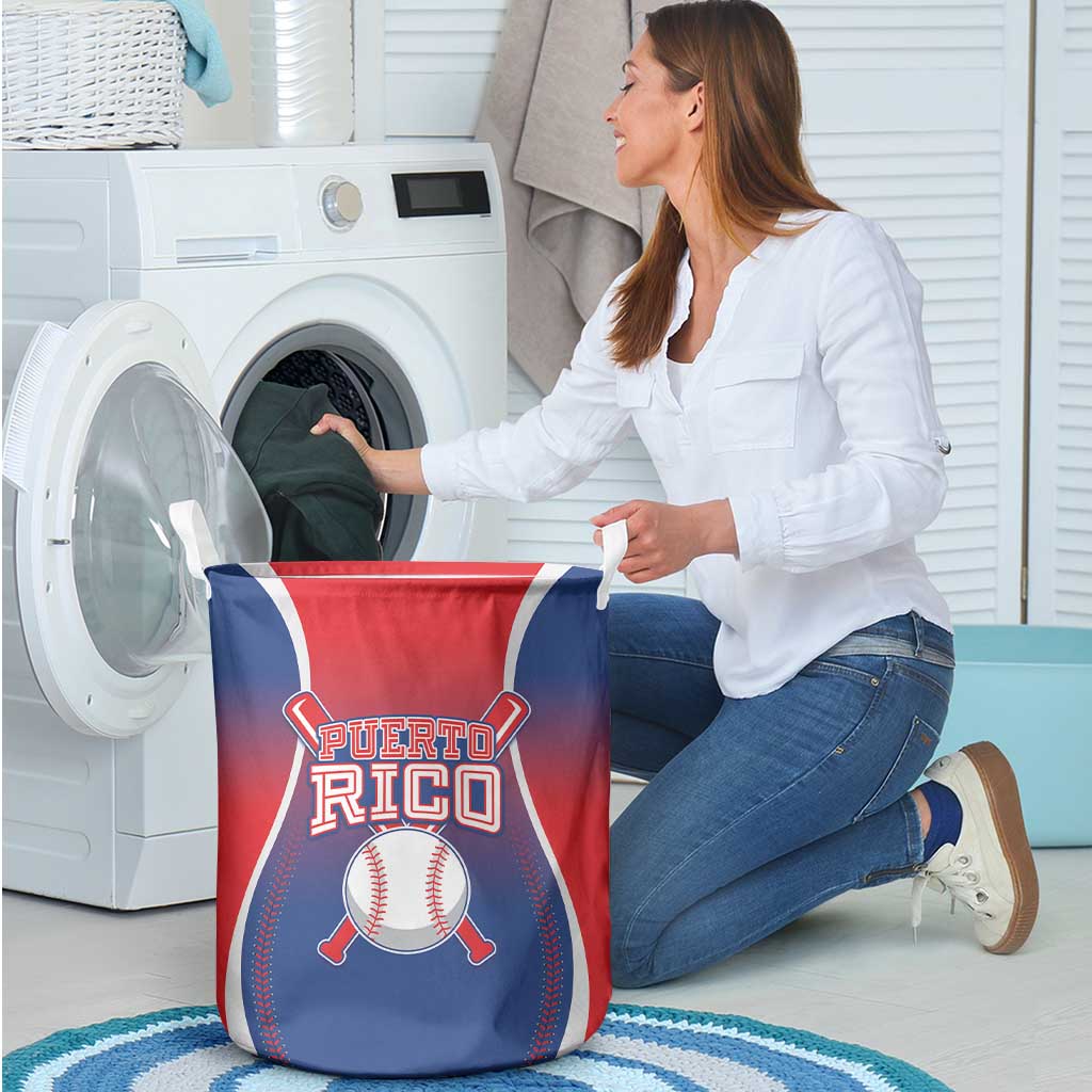 Puerto Rico Baseball Laundry Basket Unique Style