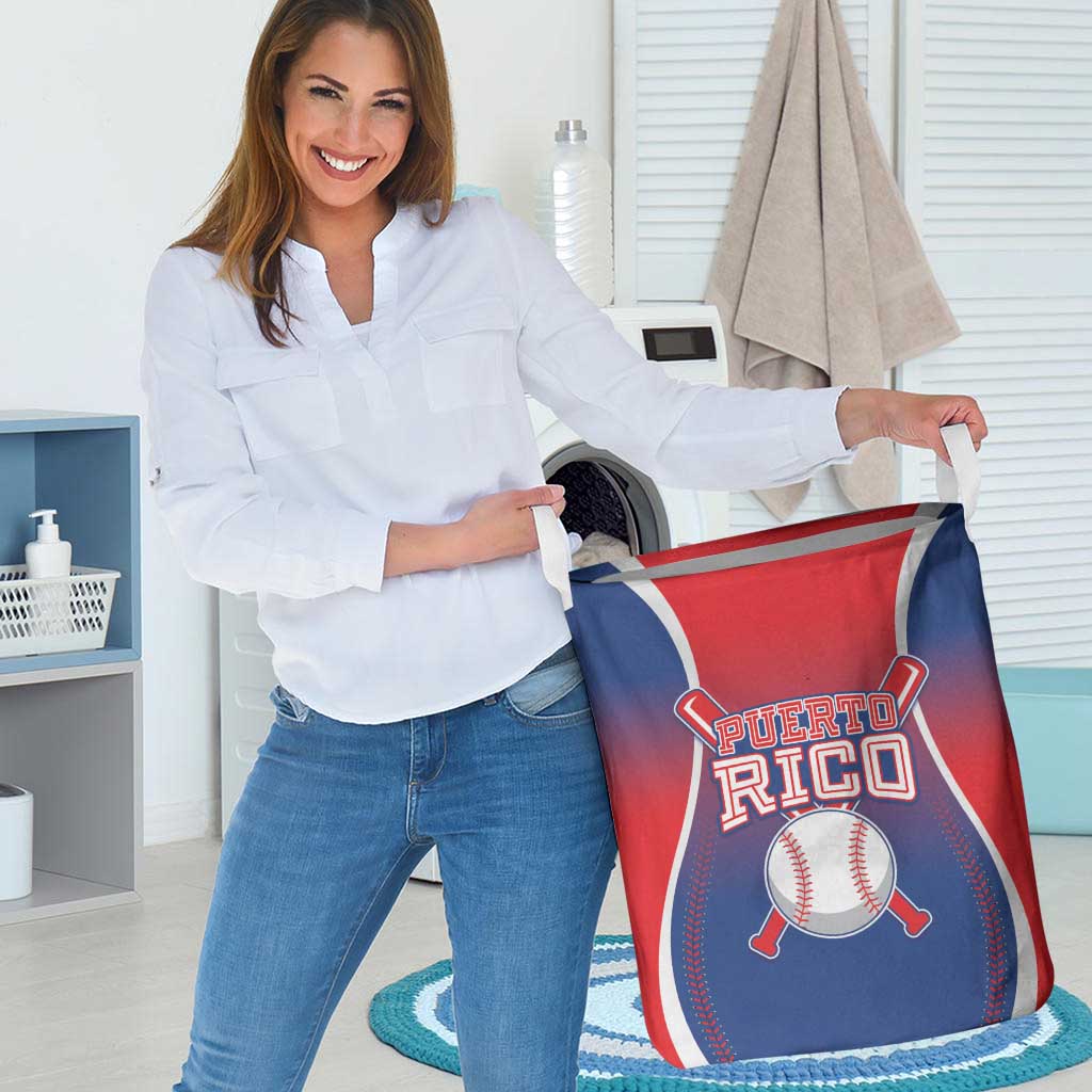 Puerto Rico Baseball Laundry Basket Unique Style
