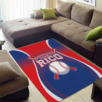 Puerto Rico Baseball Area Rug Unique Style
