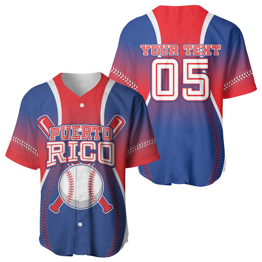 Puerto Rico Baseball Custom Baseball Jersey Unique Style
