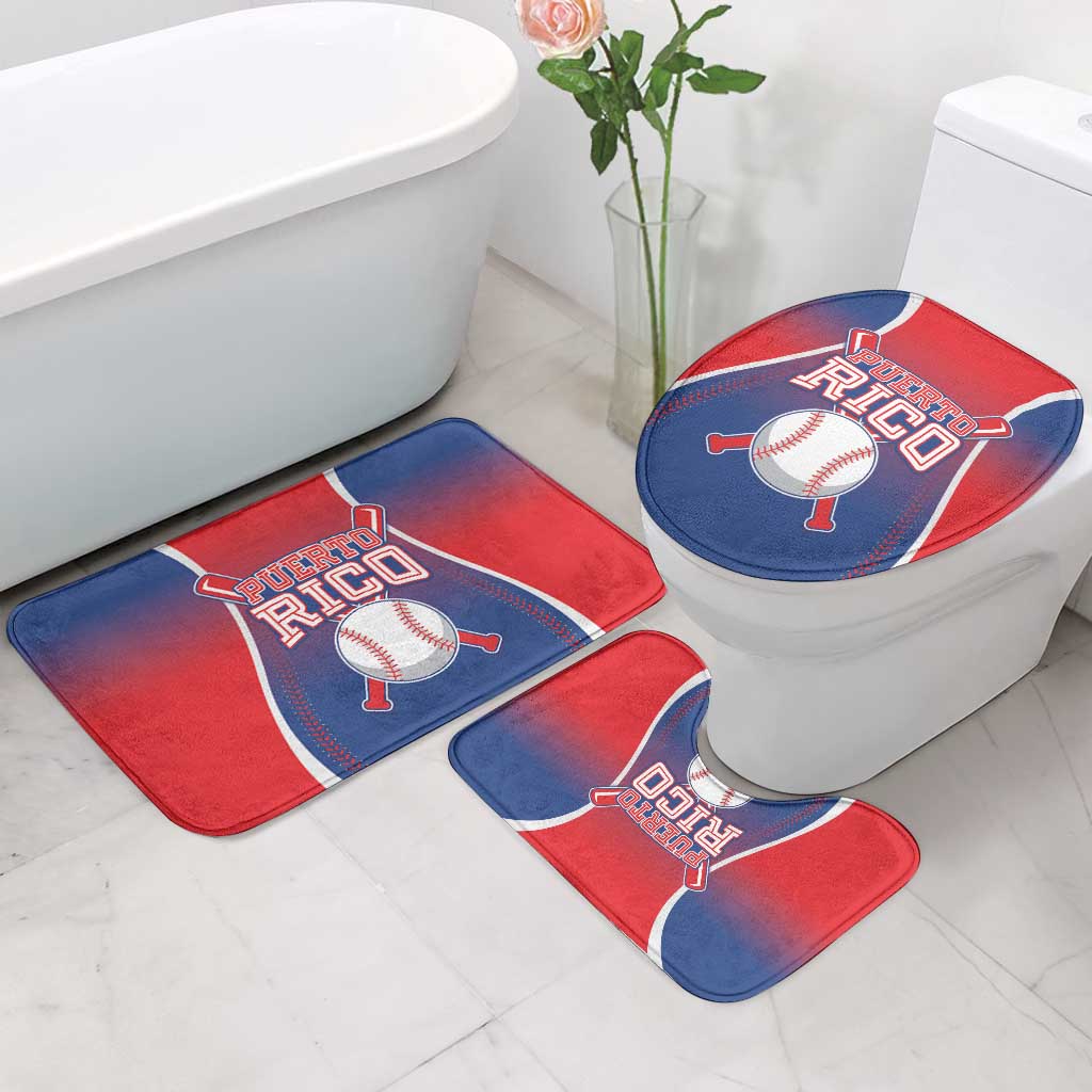 Puerto Rico Baseball Bathroom Set Unique Style
