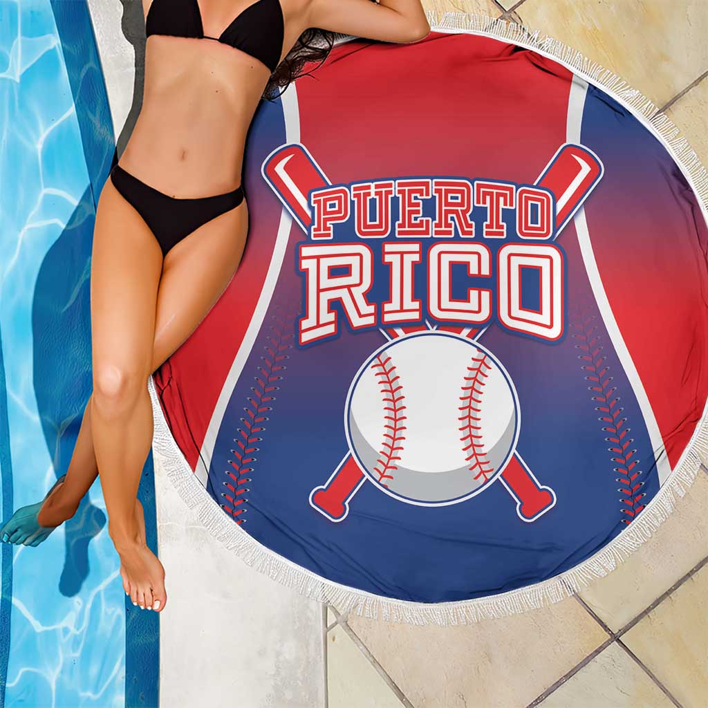Puerto Rico Baseball Beach Blanket Unique Style