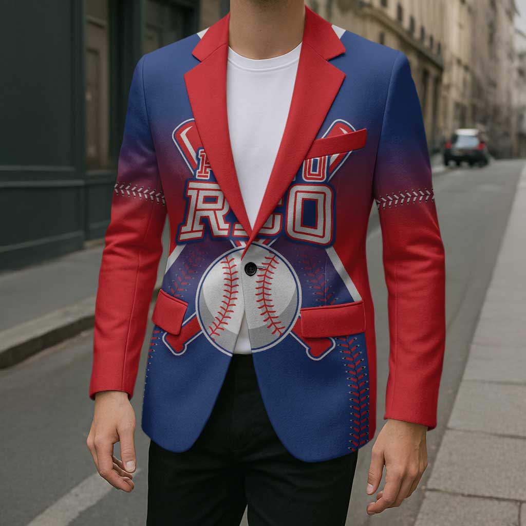Puerto Rico Baseball Custom Blazer Unique Style
