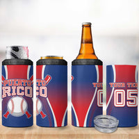 Puerto Rico Baseball Custom 4 in 1 Can Cooler Tumbler Unique Style