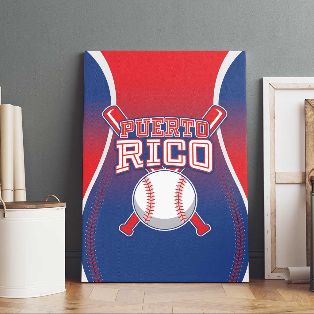 Puerto Rico Baseball Canvas Wall Art Unique Style