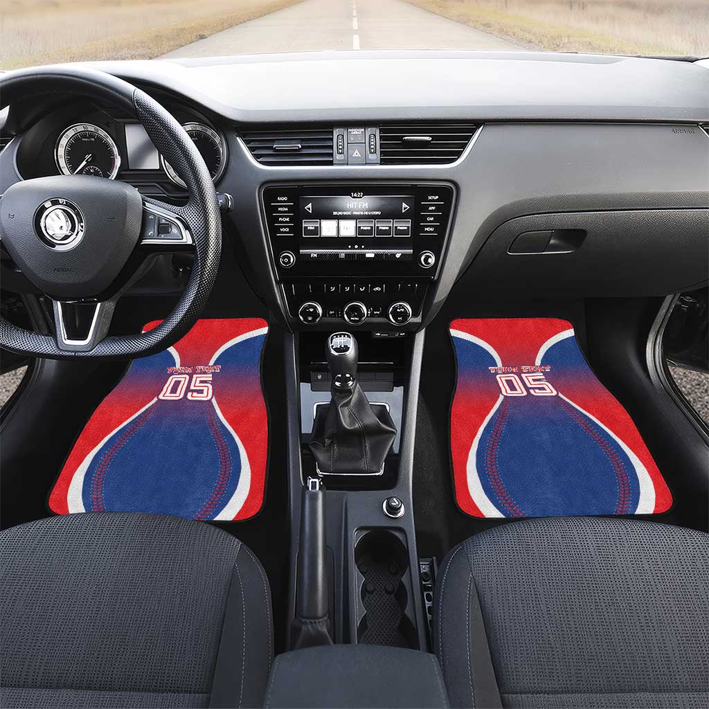 Puerto Rico Baseball Custom Car Mats Unique Style