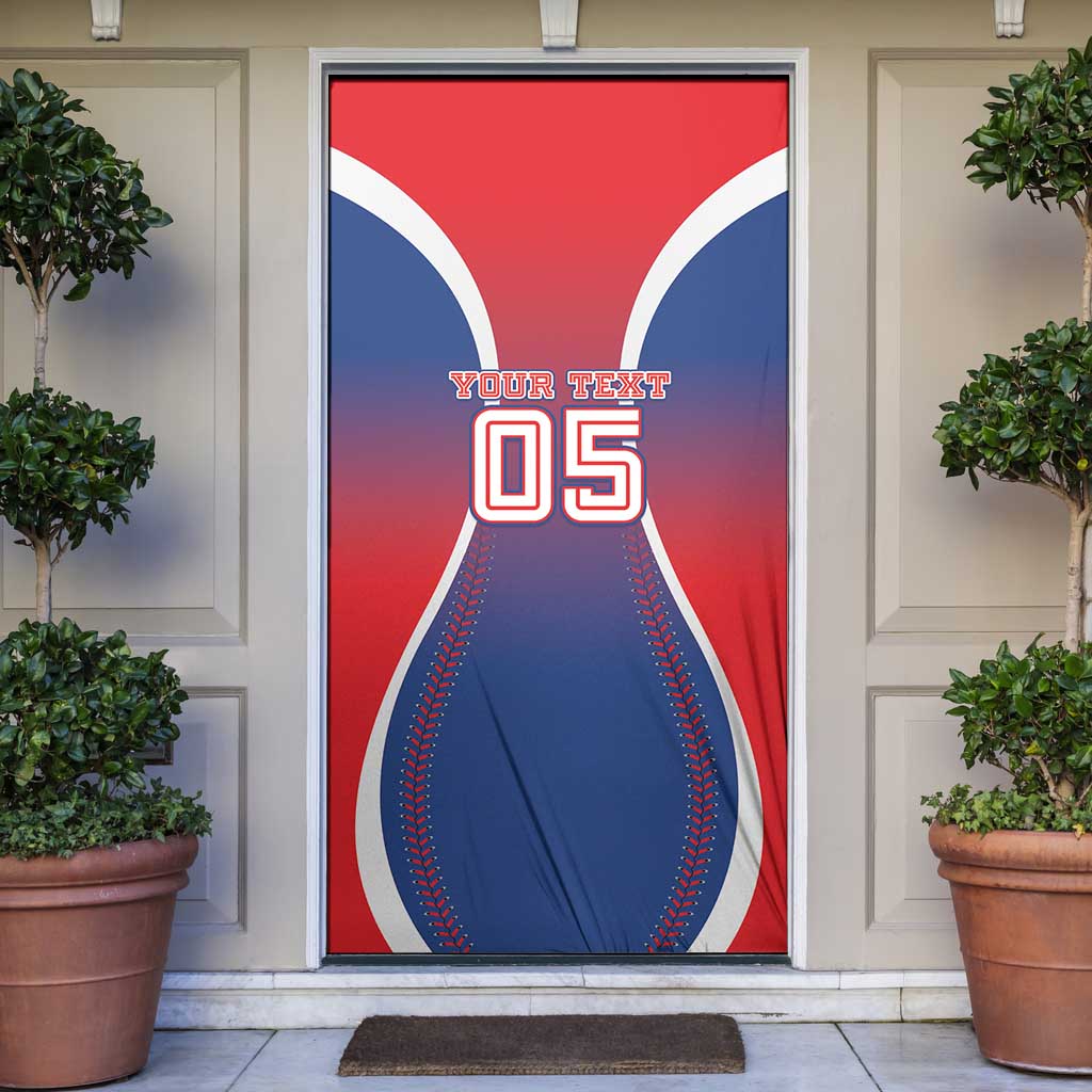 Puerto Rico Baseball Custom Door Cover Unique Style