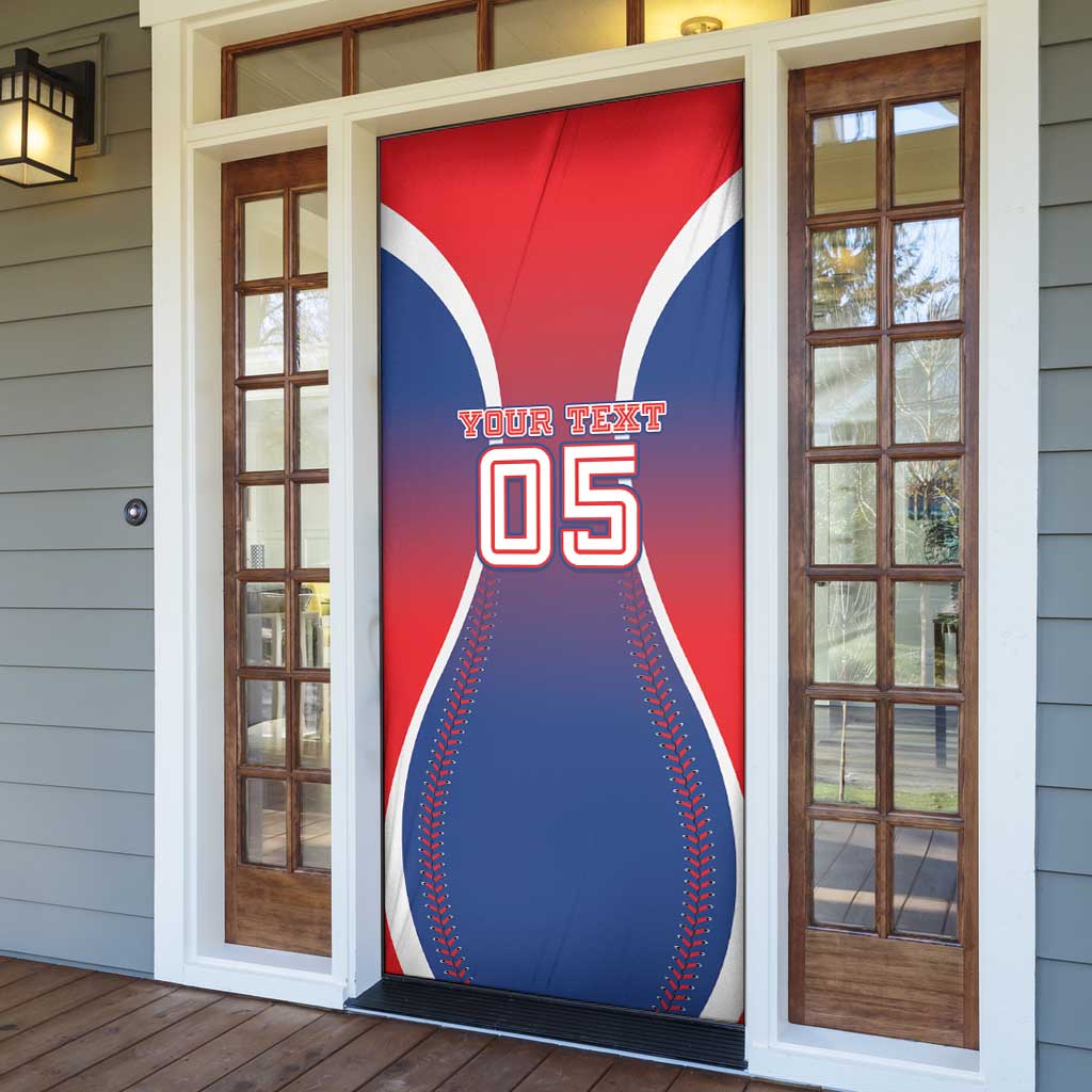 Puerto Rico Baseball Custom Door Cover Unique Style