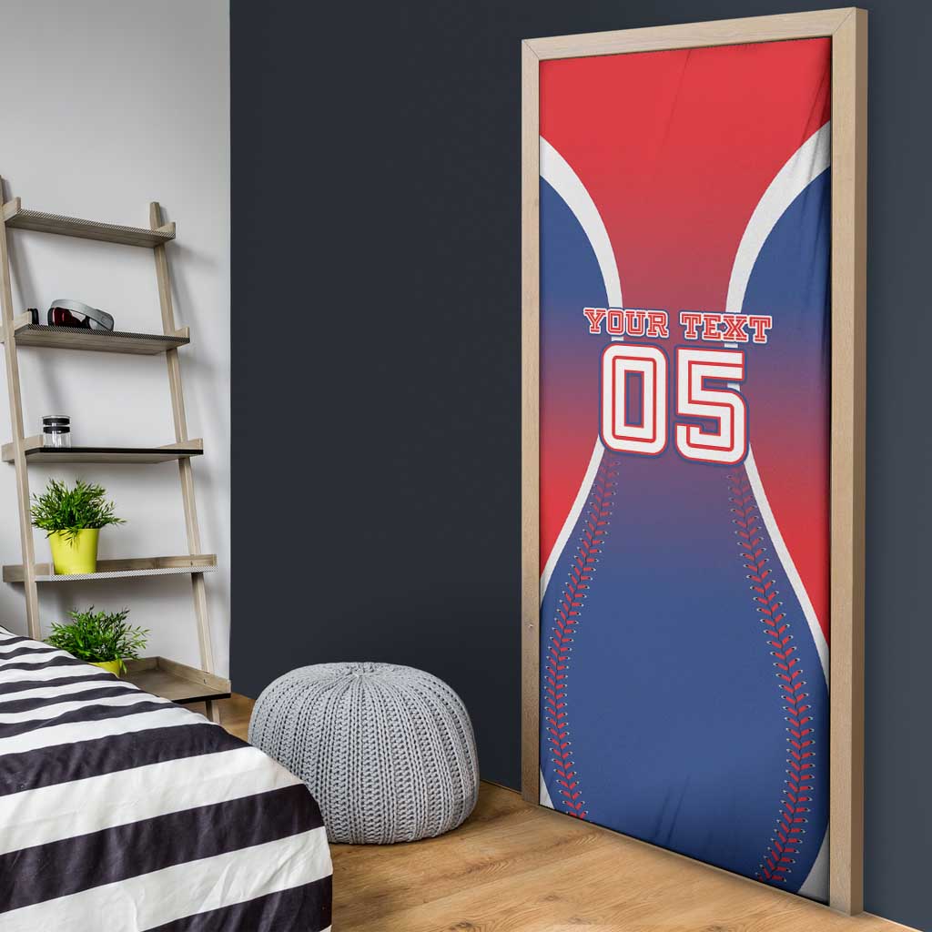 Puerto Rico Baseball Custom Door Cover Unique Style