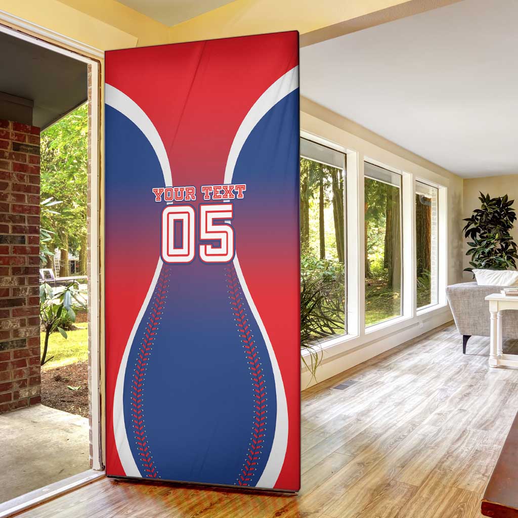 Puerto Rico Baseball Custom Door Cover Unique Style