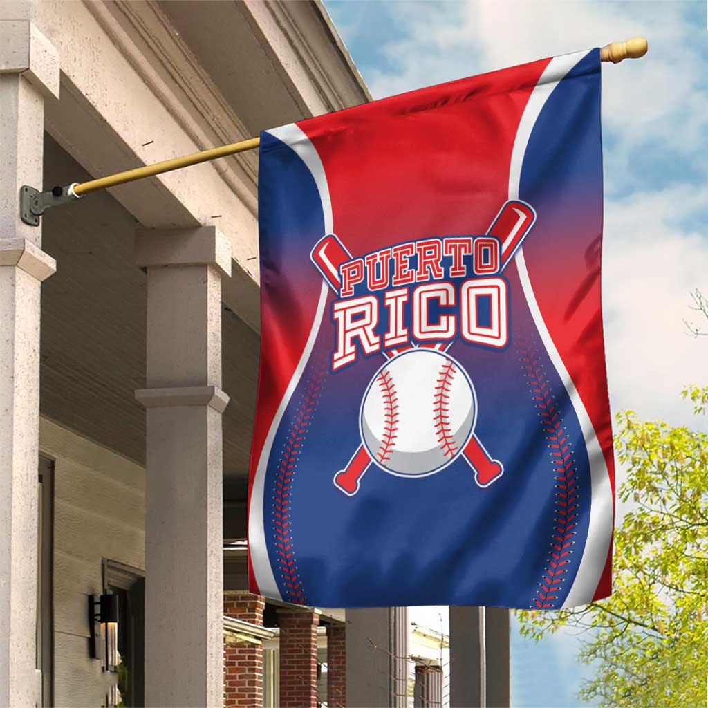 Puerto Rico Baseball Garden Flag Unique Style