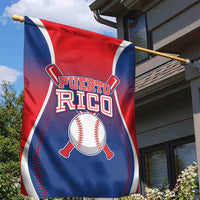 Puerto Rico Baseball Garden Flag Unique Style