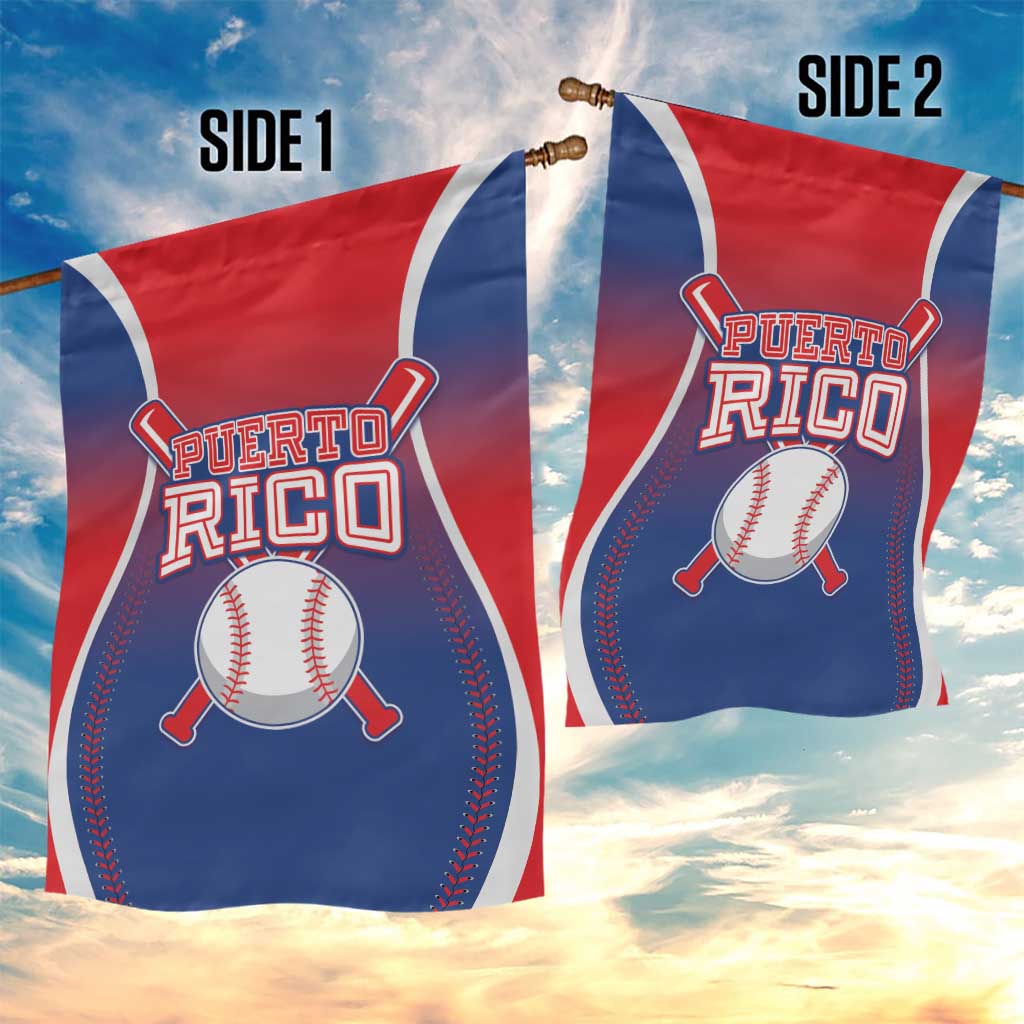 Puerto Rico Baseball Garden Flag Unique Style