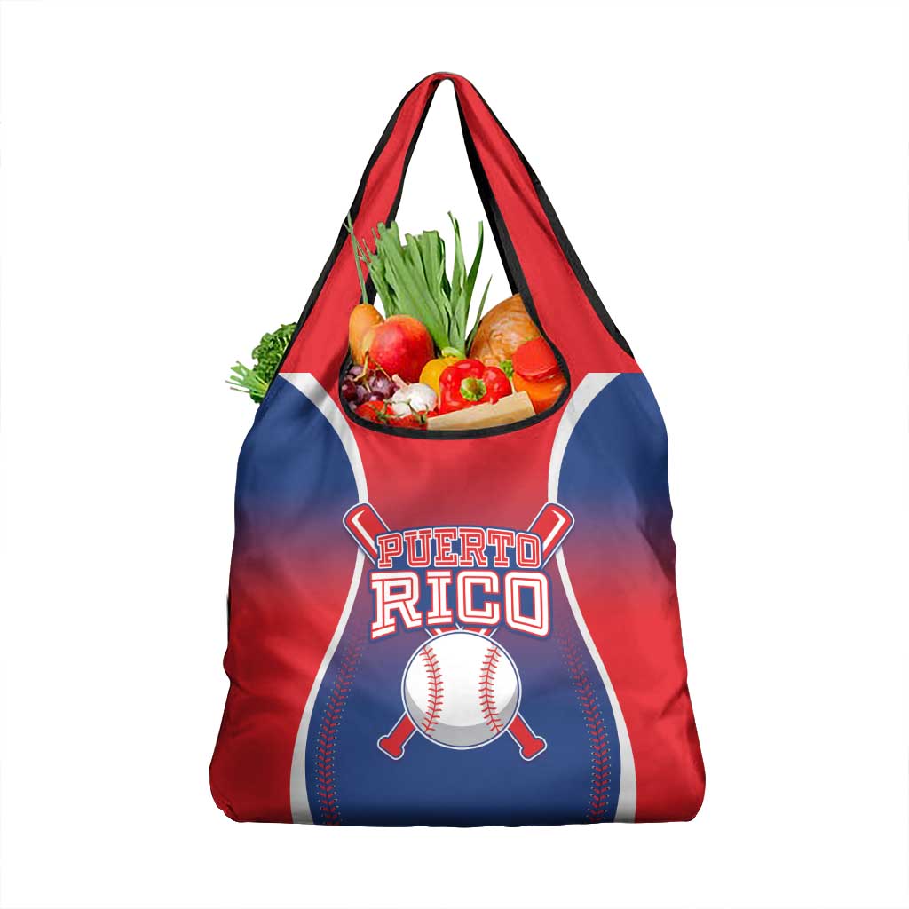 Puerto Rico Baseball Grocery Bag Unique Style