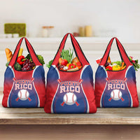 Puerto Rico Baseball Grocery Bag Unique Style