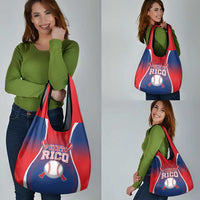 Puerto Rico Baseball Grocery Bag Unique Style
