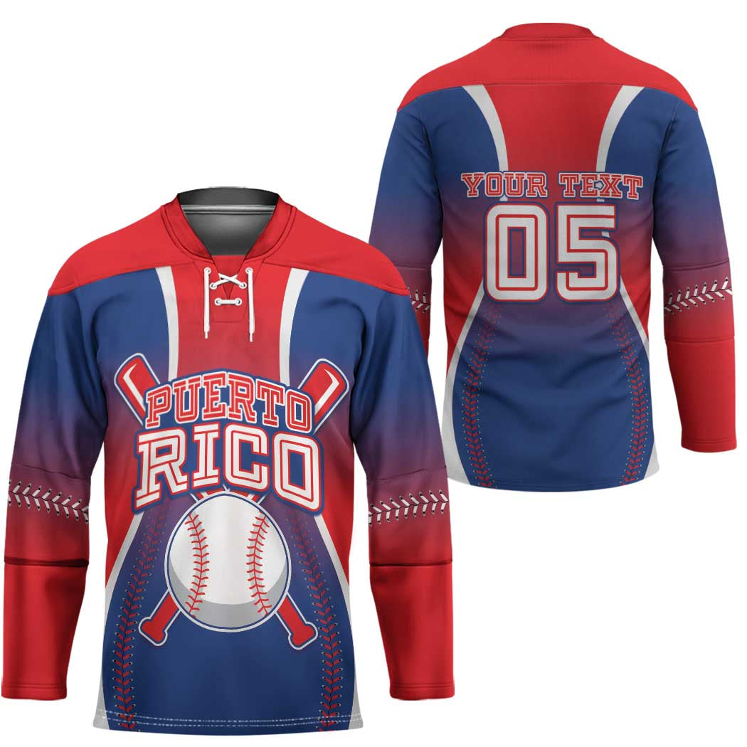 Puerto Rico Baseball Custom Hockey Jersey Unique Style