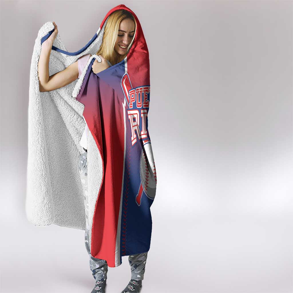 Puerto Rico Baseball Hooded Blanket Unique Style