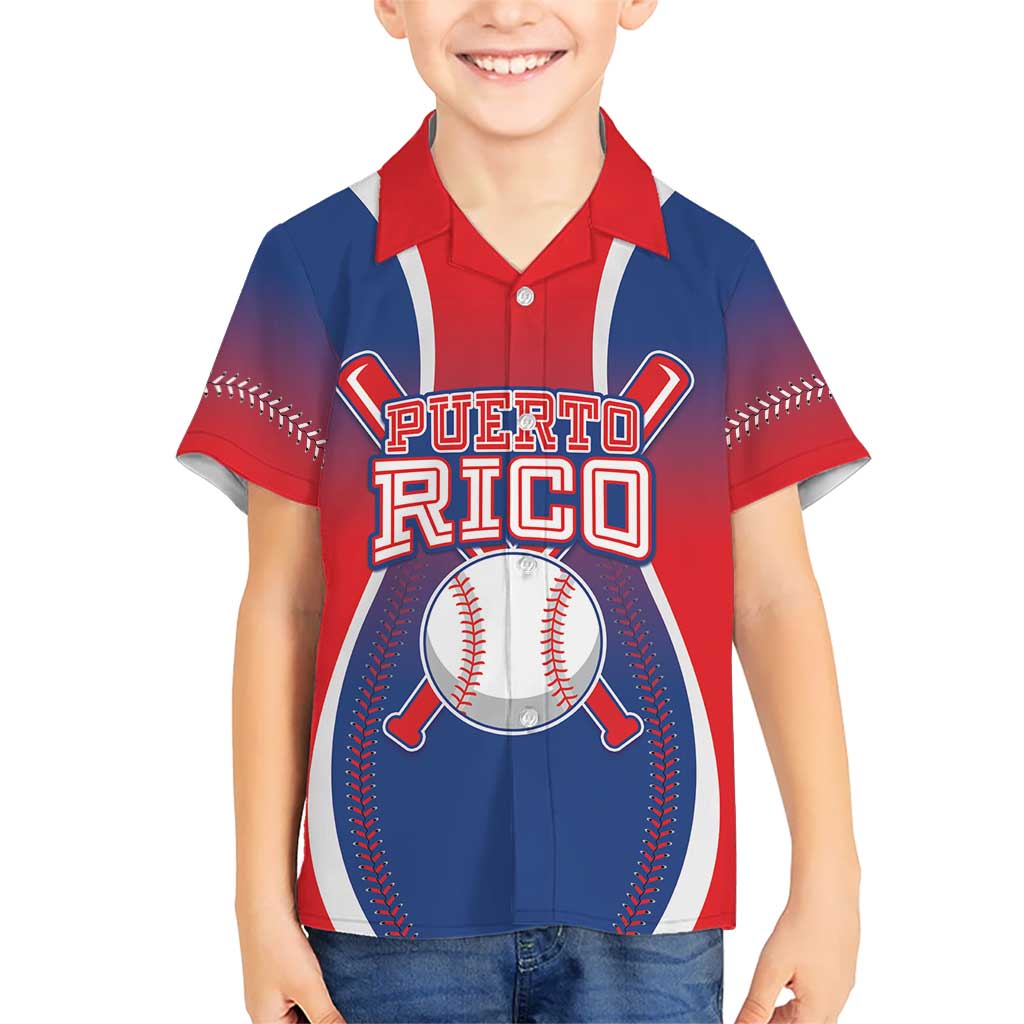 Puerto Rico Baseball Custom Kid Hawaiian Shirt Unique Style