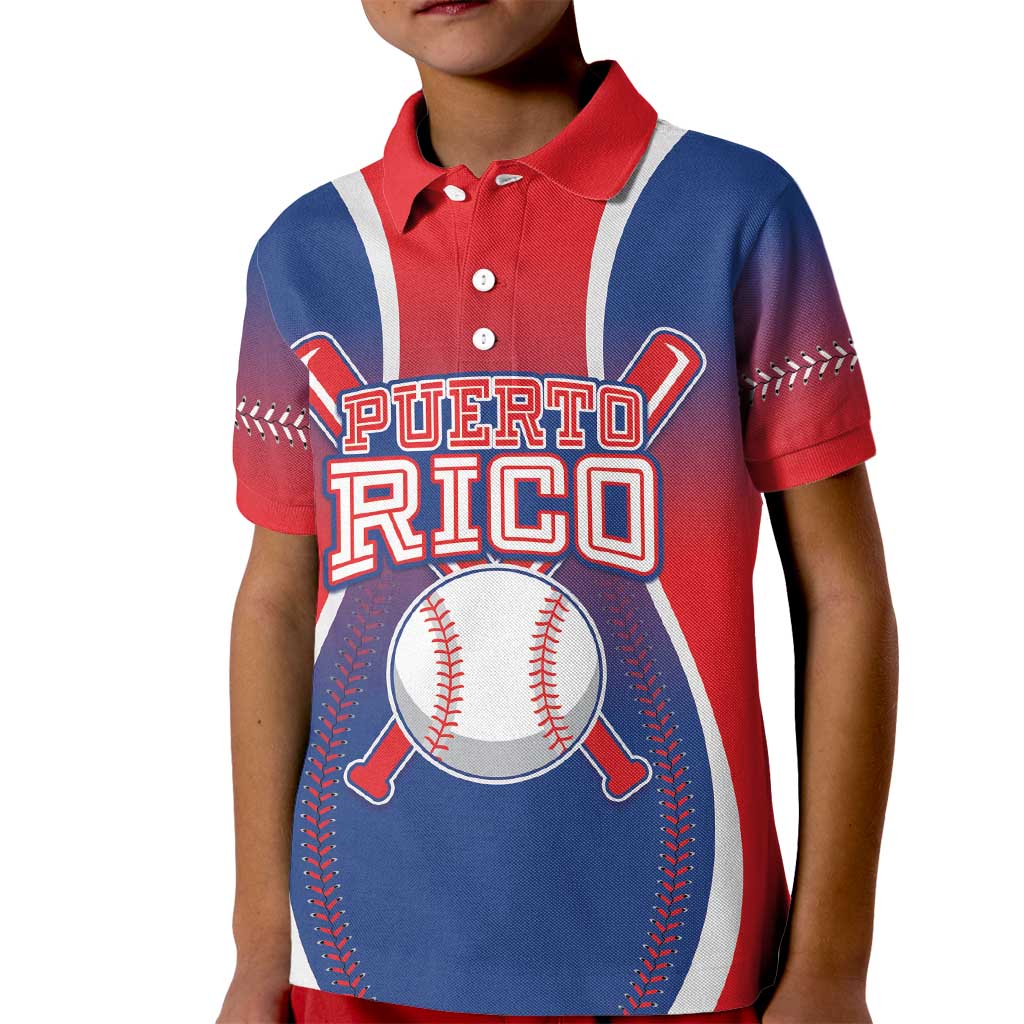 Puerto Rico Baseball Custom Kid Polo Shirt Unique Style