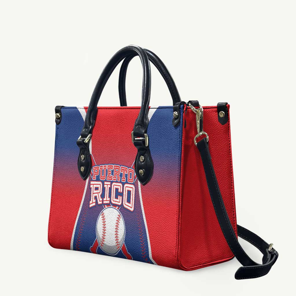 Puerto Rico Baseball Leather Bag Unique Style