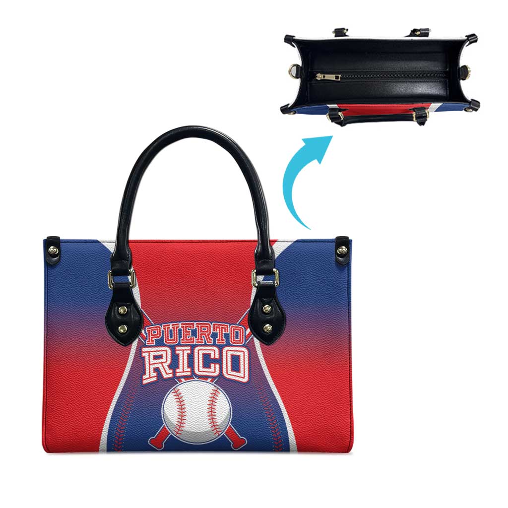 Puerto Rico Baseball Leather Bag Unique Style