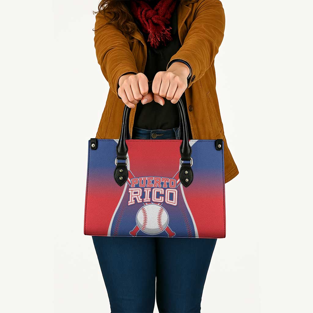 Puerto Rico Baseball Leather Bag Unique Style