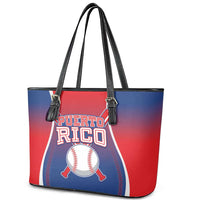 Puerto Rico Baseball Leather Tote Bag Unique Style