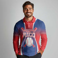 Puerto Rico Baseball Custom Long Sleeve Polo Shirt Unique Style