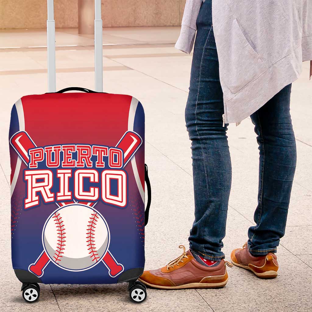 Puerto Rico Baseball Luggage Cover Unique Style