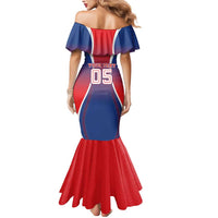 Puerto Rico Baseball Custom Mermaid Dress Unique Style
