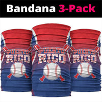 Puerto Rico Baseball Neck Gaiter Unique Style