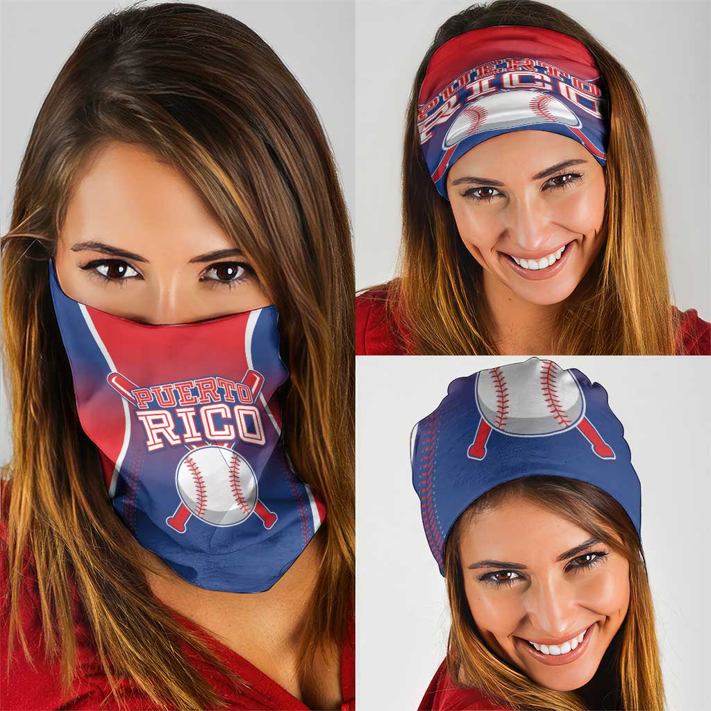 Puerto Rico Baseball Neck Gaiter Unique Style