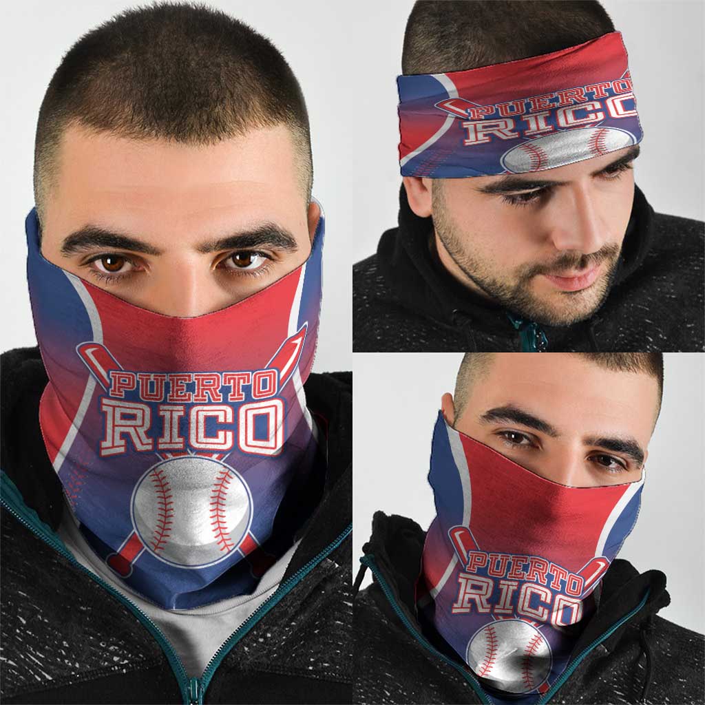 Puerto Rico Baseball Neck Gaiter Unique Style