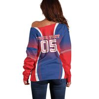 Puerto Rico Baseball Custom Off Shoulder Sweater Unique Style