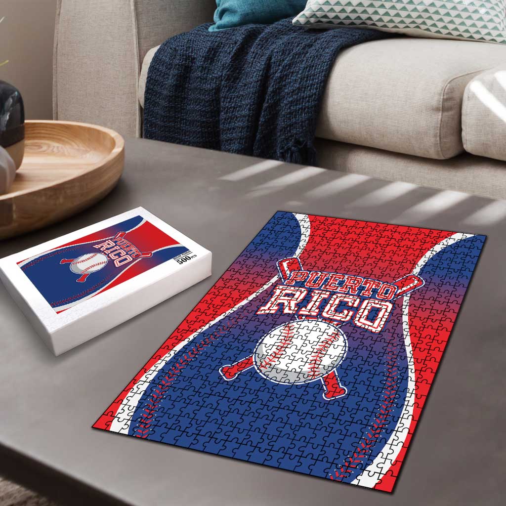 Puerto Rico Baseball Puzzle Unique Style