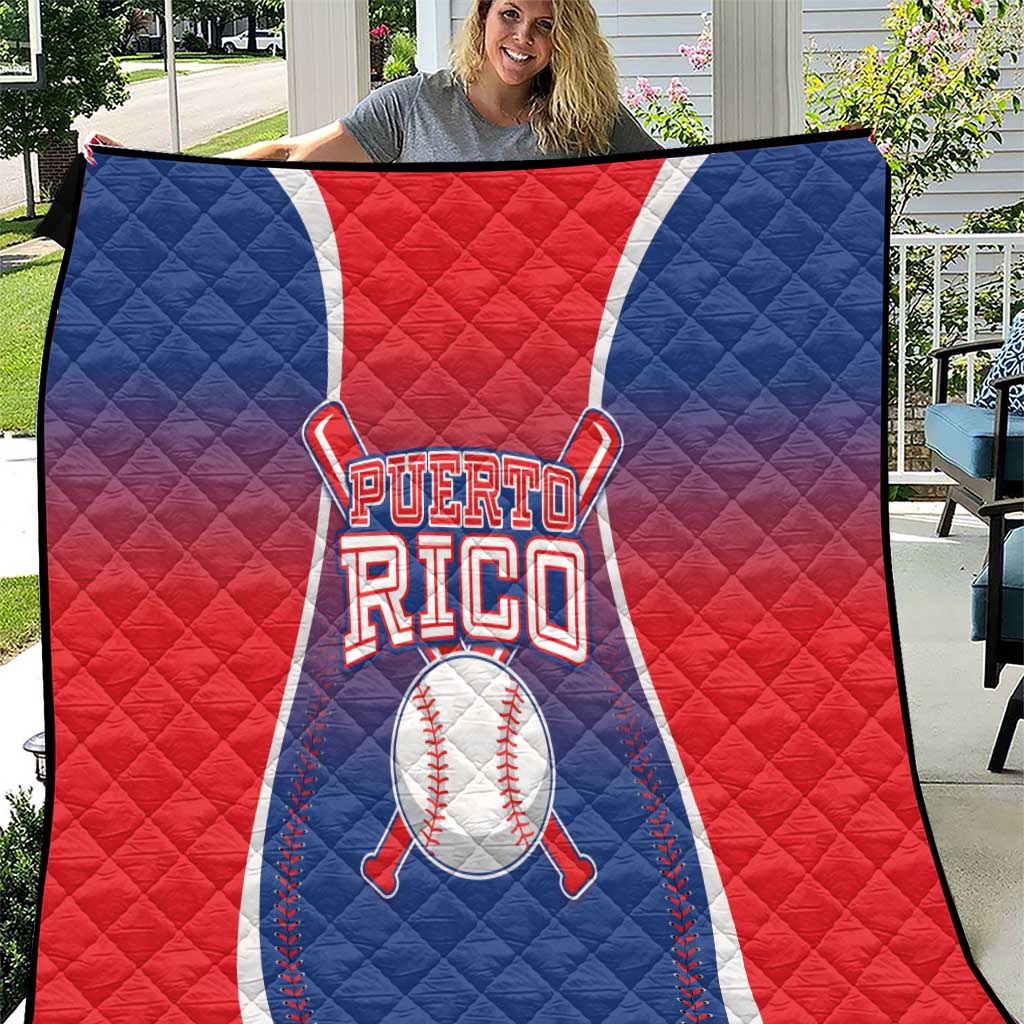 Puerto Rico Baseball Quilt Unique Style