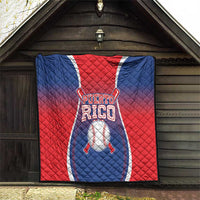 Puerto Rico Baseball Quilt Unique Style