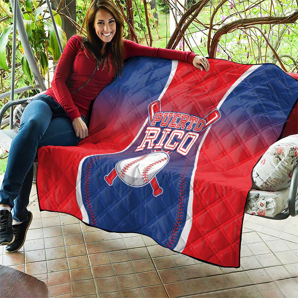 Puerto Rico Baseball Quilt Unique Style