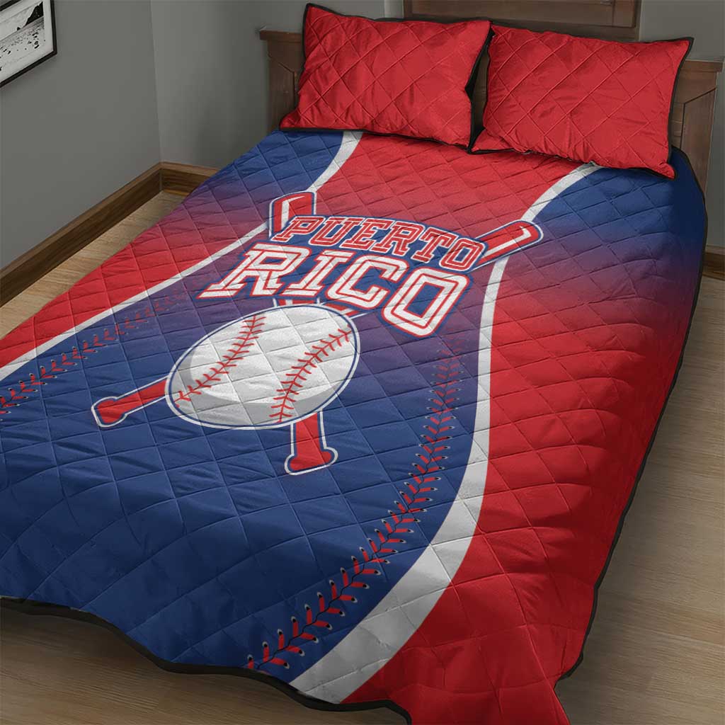 Puerto Rico Baseball Quilt Bed Set Unique Style