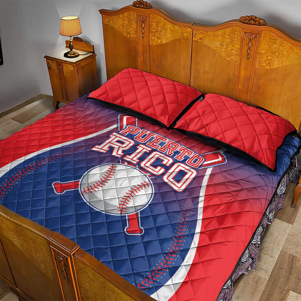 Puerto Rico Baseball Quilt Bed Set Unique Style
