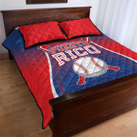 Puerto Rico Baseball Quilt Bed Set Unique Style