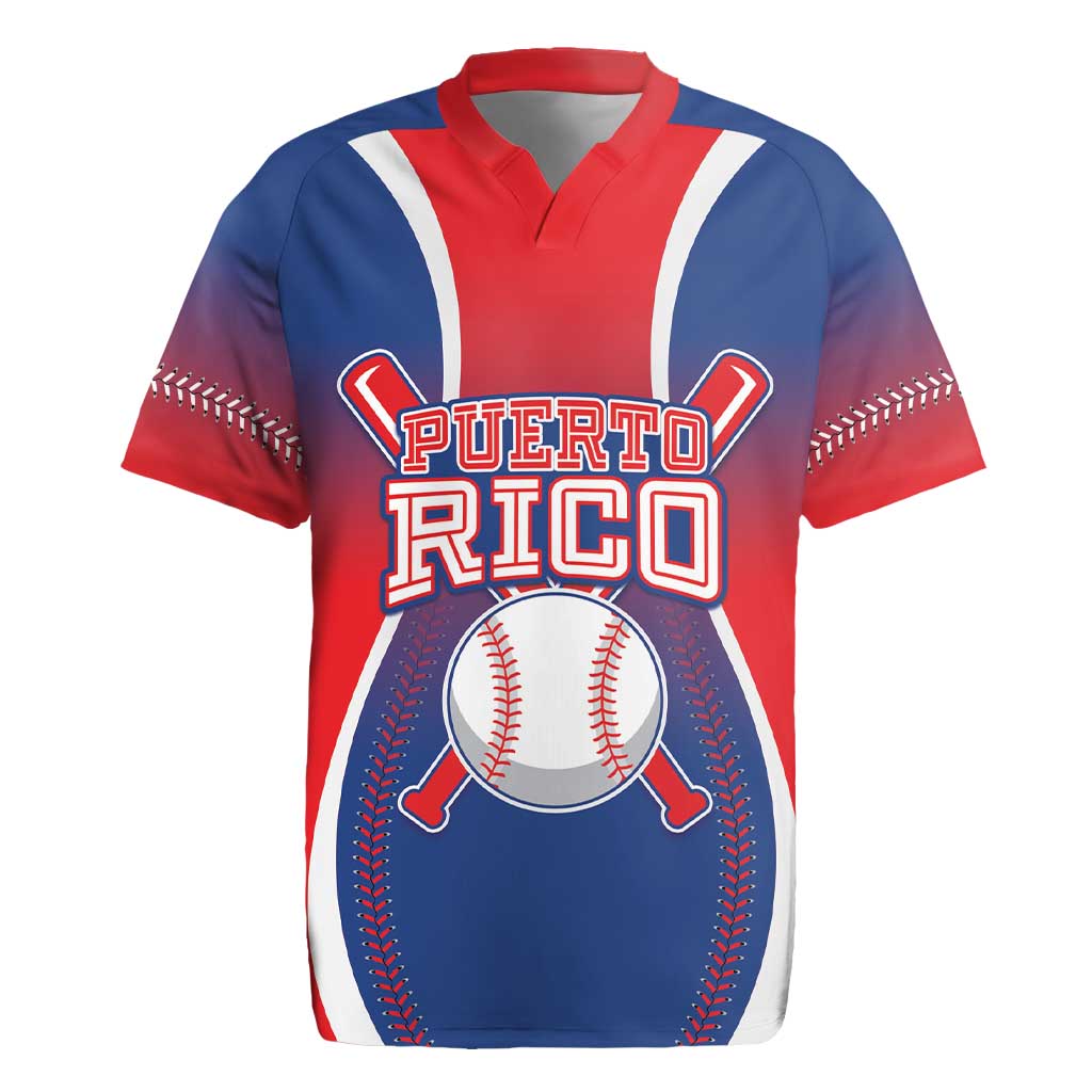 Puerto Rico Baseball Custom Rugby Jersey Unique Style
