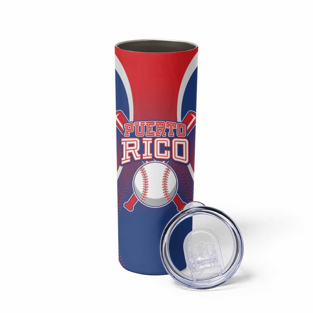 Puerto Rico Baseball Custom Skinny Tumbler Unique Style