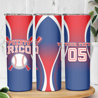 Puerto Rico Baseball Custom Skinny Tumbler Unique Style