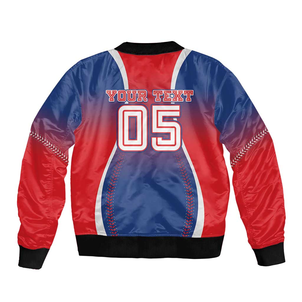 Puerto Rico Baseball Custom Sleeve Zip Bomber Jacket Unique Style