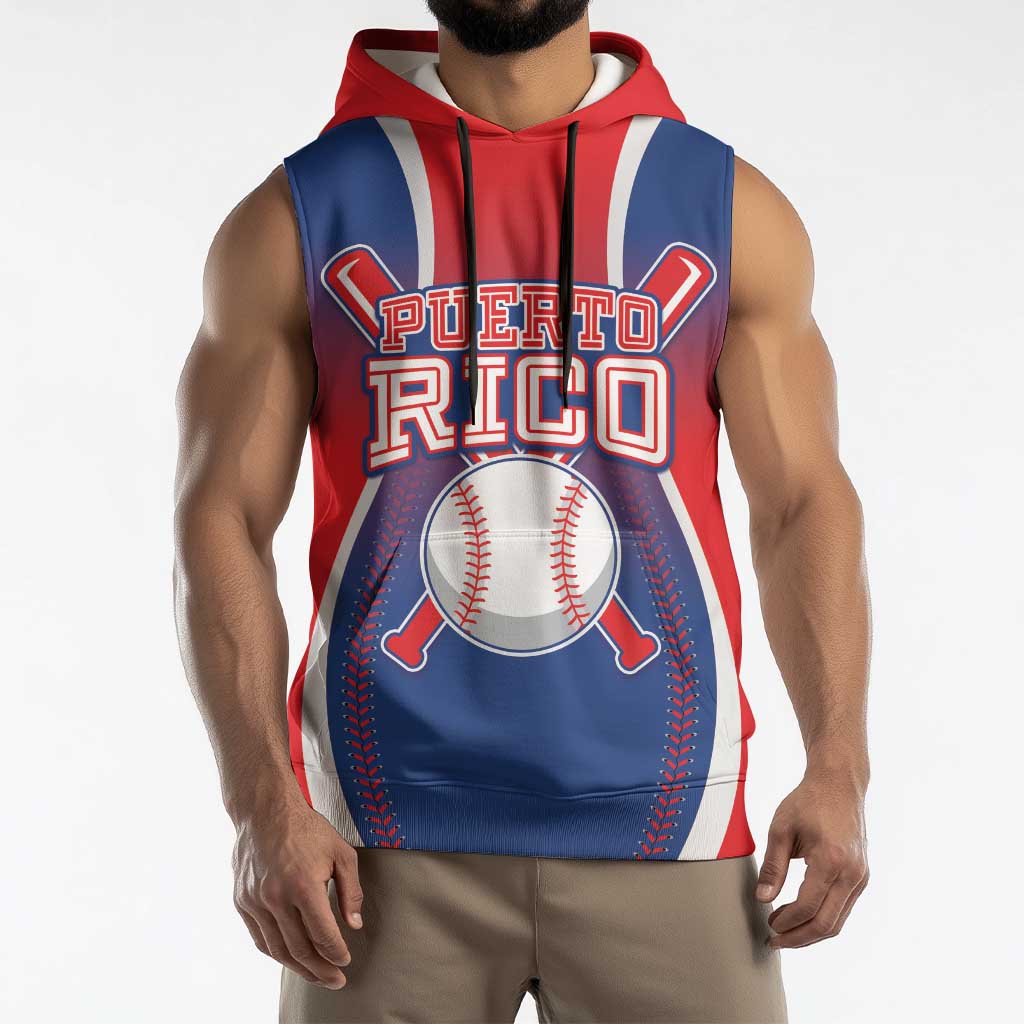Puerto Rico Baseball Custom Sleeveless Hoodie Unique Style