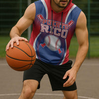 Puerto Rico Baseball Custom Sleeveless Hoodie Unique Style