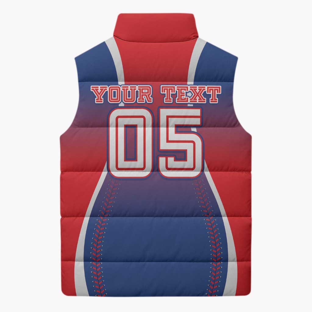 Puerto Rico Baseball Custom Sleeveless Puffer Jacket Unique Style
